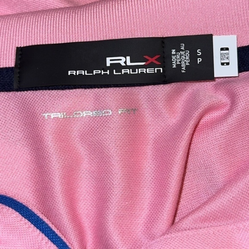 RLX Polo Golf Tour Pique VAL Pink‎ Short Sleeve Women's Golf Shirt Small - Picture 11 of 11